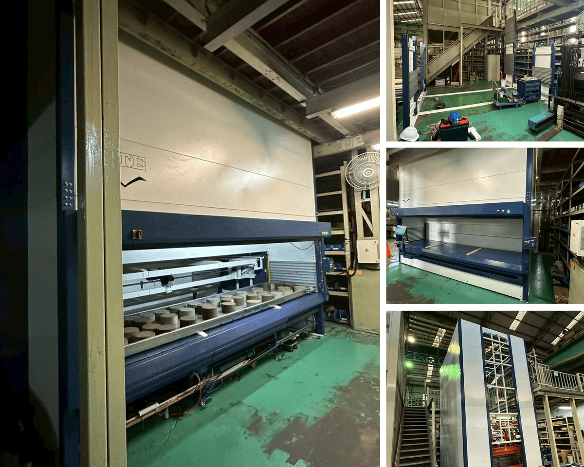 協易機械特大型6米1000公斤垂直式自動倉儲